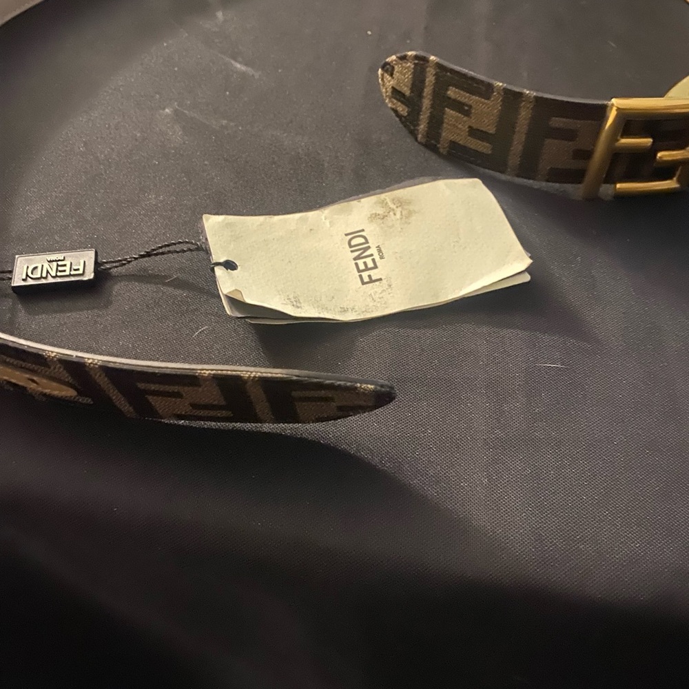 Fendi Black and Brown Belt Bag